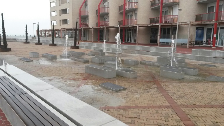 Waterkunstwerk in Makkum